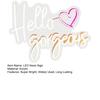 Hello Gorgeous Neon Sign LED Light Unique Shape Super Bright Energy-Saving USB Powered LED Light Sign Wall Art Decoration