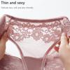 Модное женское белье, кружевные трусики с цветочным принтом, женские однотонные трусы с низкой талией, полое нижнее белье, стринги, нижнее белье, нижнее белье