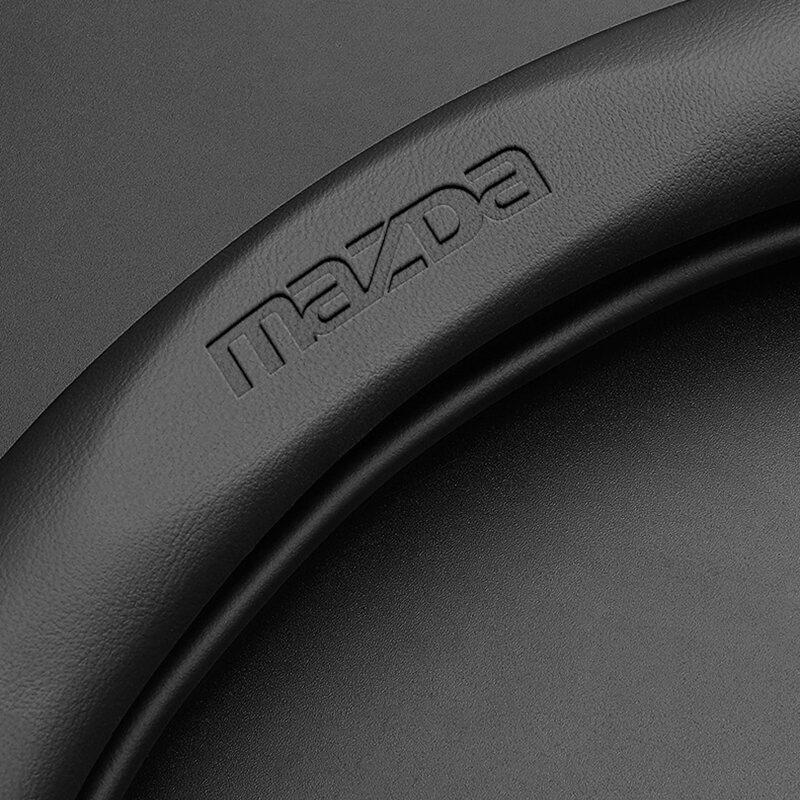 2025 Горячая 38см Карбоновое Волокно Кожа Рулевого Колеса Чехол Для Mazda 2 3 CX5 CX30 CX8 CX3 Mazda2 6 5 CX9 BT50 Авто Аксессуары