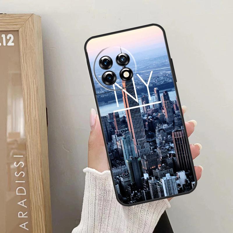 Чехол New York City для OnePlus 10T 10R 12R 9R 8T 12 11 9 10 Pro Nord CE 2 3 Lite CE4 2T N10 N20 N30