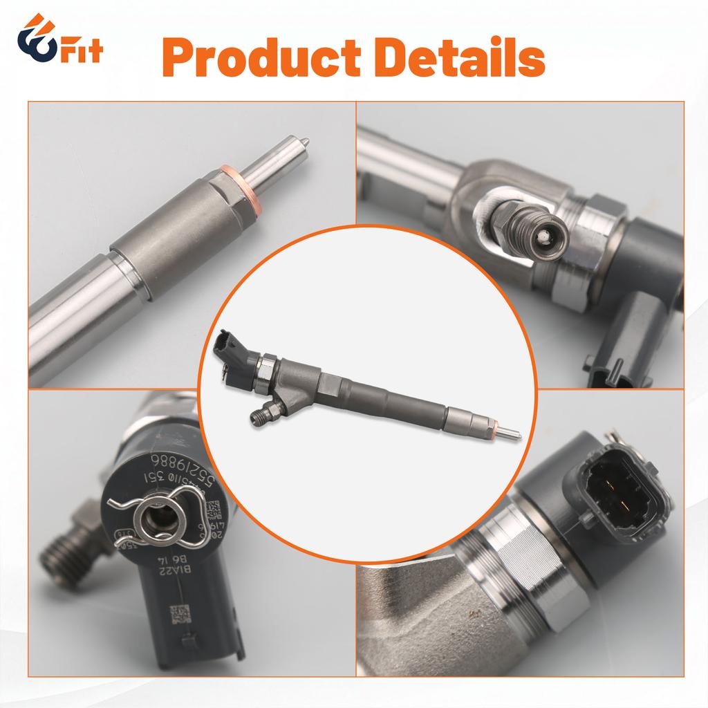 Diesel Fuel Injector Nozzle 0445110418 0445110520 For FIAT Ducato Iveco Daily Citroen Peugeot 2.3D Common Rail Injector Nozzle