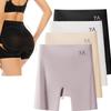 Seamless Ice Silk Panties High Waist Safety Pants New Slimming Underwear  Women