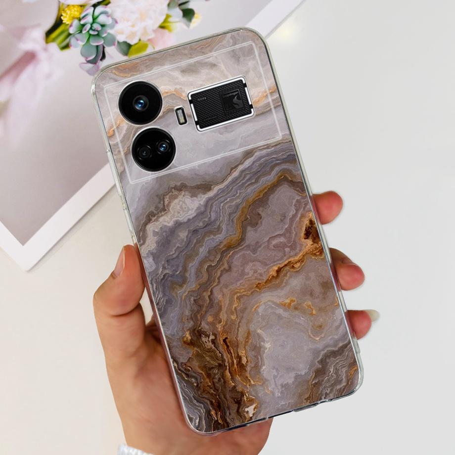 Для Realme GT5 240 Вт / GT3 / GT Neo 3 / GT Neo 5 Чехол Милый Мультяшный Роскошный Мягкий Силикон Прозрачный Чехол для Телефона Задняя Крышка Capas