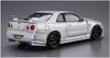 Aoshima Bunka Kyozaisha The Model Car Series Nismo BNR34 Skyline 2004 Пластиковая модель 1/24 No.34 GT-R Z-tune