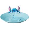 Дисней "Стич" Озорная обеденная тарелка, Диаметр примерно 24 см x Глубина 6 см, Синяя, Идеально подходит в качестве подарка на день рождения (san4524)