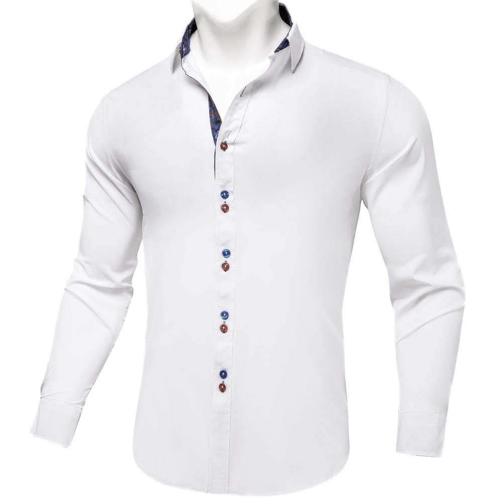 Men Shirt Solid Pink Dress Shirt Long Sleeve Slim Fit Business Camisa Masculina Casual Male Hawaiian Shirts