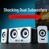 Universal Multimedia Bluetooth Wired USB Desktop Speaker with Subwoofer