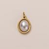 Stainless Steel Diy Basic Live Mouth Chain 12 Birthstone Pendant Necklace Furnace Vacuum Plating 18K Gold Color Retention