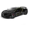 1/24 Bugatti Tourbillon с распылением Суперкар Металлическая Модель Машинки Игрушка Литье под Давлением Металл Звук и Свет Машинки Игрушки для Детей Транспортное средство