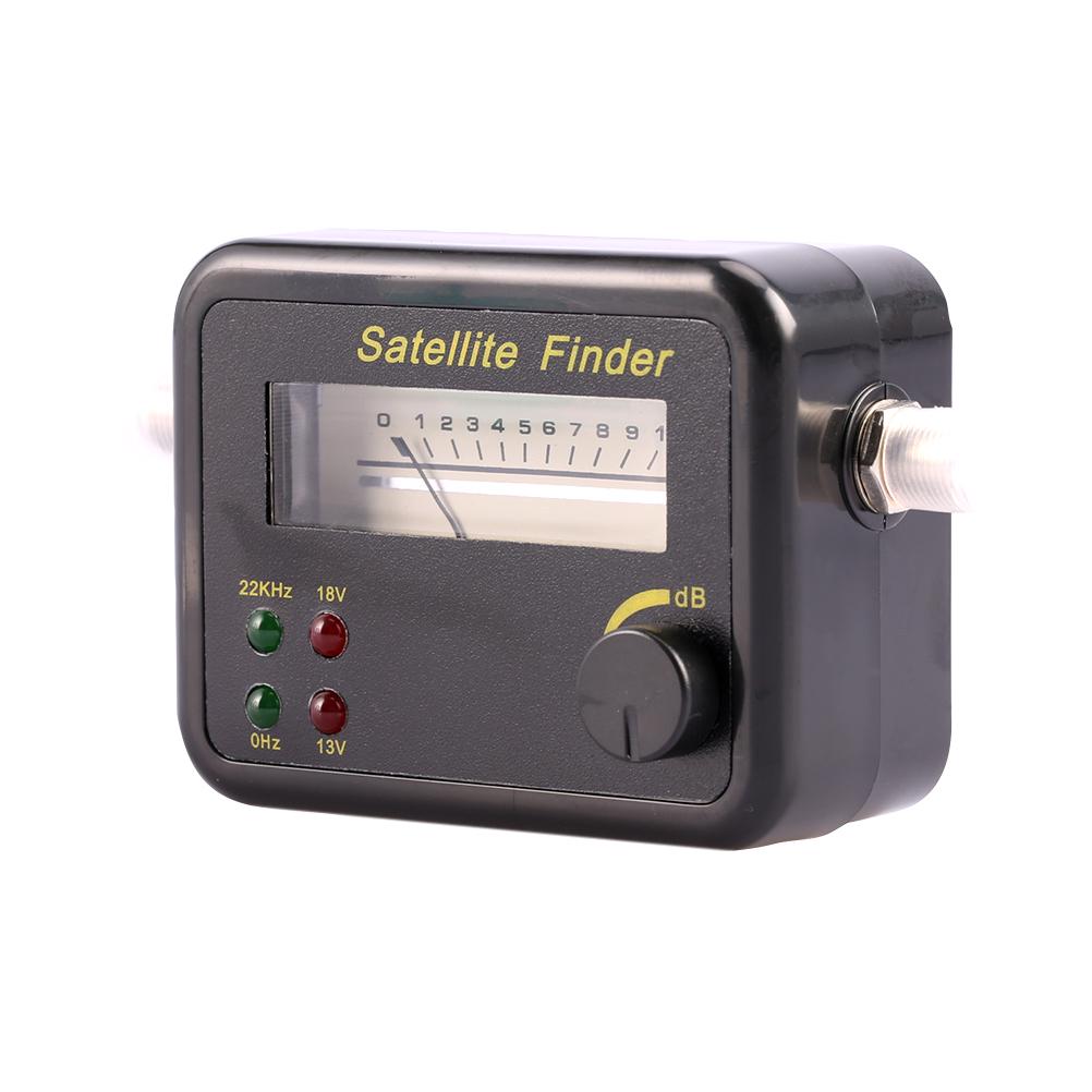 Plastic Black Mini Digital Lcd Display Satellite Signal Finder Meter Tester