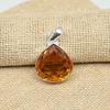 Honey Topaz Gemstone 925 Sterling Silver Jewelry Handmade Lovely Pendant For Her