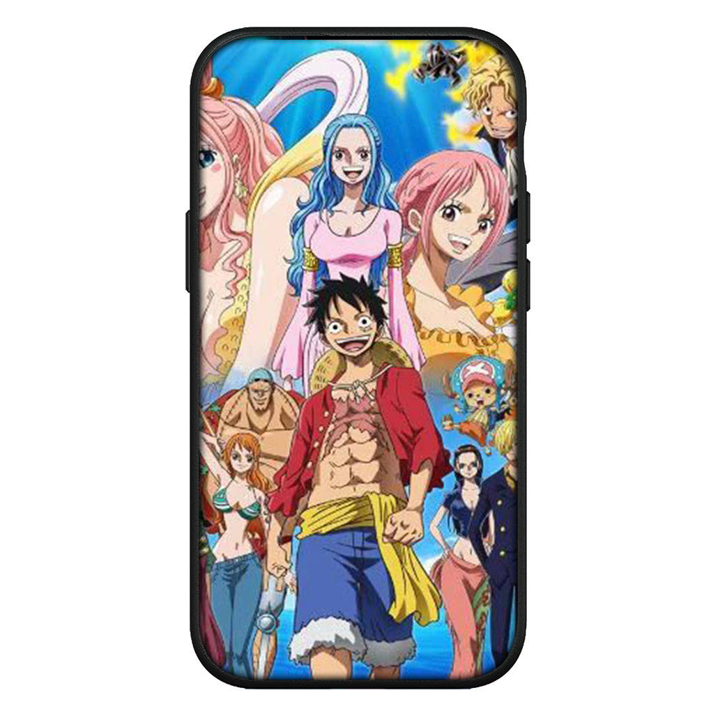 Cover for iPhone 16 15 Xiaomi Redmi Note 14 13 12 11 Pro Max X 16e Samsung Galaxy S25 S24 S23 Moto OPPO Huawei Tony Chopper Luffy One Piece Phone Case