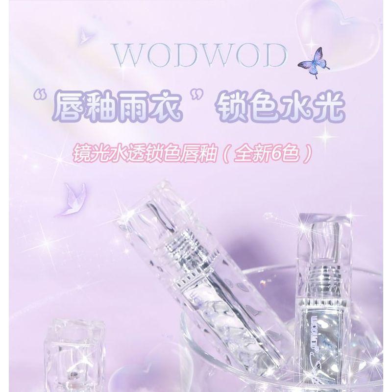 WODWOD - Зеркальный полупрозрачный блеск для губ - 5 цветов