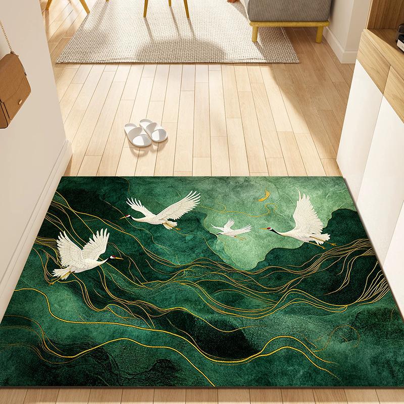 Входная дверь, коврик для пола, коврик для крыльца, домашняя спальня, китайский грязеотталкивающий ковер, постельное белье, можно резать, коврик для ног