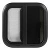 L500 H500mm RV Sliding Window Tempered Glass Anti UV Movable Insect Net Aluminum Alloy Frame for Trailer Marine Camper