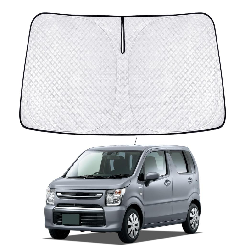 New Suzuki Wagon R Sunshade 6th Windshield Car UV Car Privacy Custom Part (MH35, MH55, Generation) - Sunshade, Shade, Curtain, Protection, Sunshade,