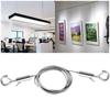 Крючки Подвеска Стальной трос 1/2м Настенное крепление Шнурок Проволока для подвешивания картин Держатель для света/лампы