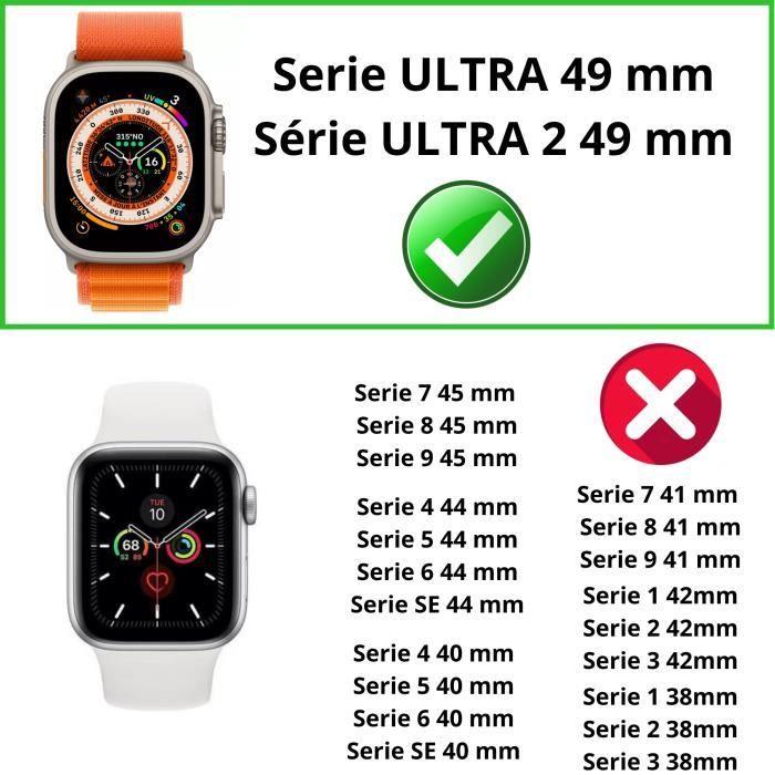 Coque compatible avec Apple Watch ULTRA 2 49 mm - Protection rigide étui transparent écran verre trempé Phonillico®