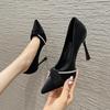 High Heels Women's Stiletto New Pointed Work High Heels Bridesmaid Shoes Women