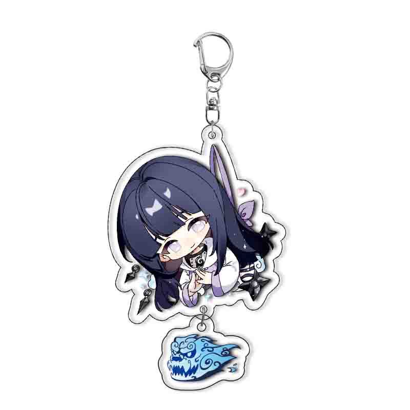 Аксессуары для акриловых брелоков Аниме Наруто Брелок для ключей с рисунком из мультфильма Узумаки Наруто