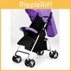 Stylish Baby Stroller In Soft Colors Comfortable Transport Convenient Folding