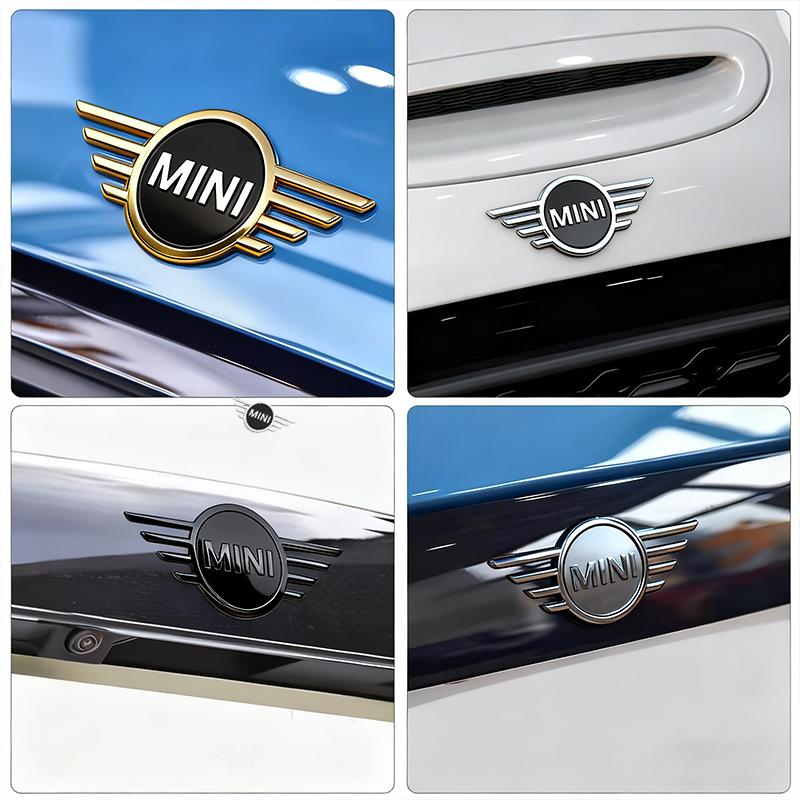 3D Car Chrome Emblem Sticker Auto Trunk Decoration Badge Label For BMW MINI WORKS One Cooper JCW R60 R59 R58 R57 R56 R55 R53 R52