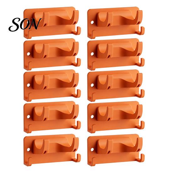 Garden Shed Organization System Wall Mount Garage Tool Organizer, Heavy Duty ABS Compact Storage Bracket, Weather Waterproof Rack for Outdoor