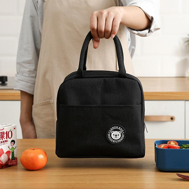 1Pcs Cooler Bag Travel Lunch Box Bag