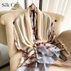Luxurious Silk Scarves Headband Scarfs Neck Scarf For Women Chain Silk Scarf Women's Decorative Shawl