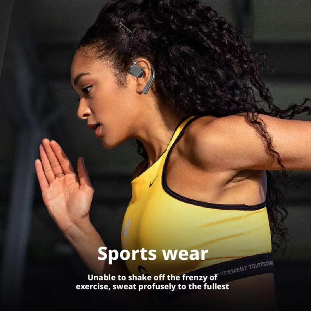 Bluetooth 5.4 Gaming Headset With Microphone HiFi Stereo Earbuds Sports Headset Earhook  Gaming