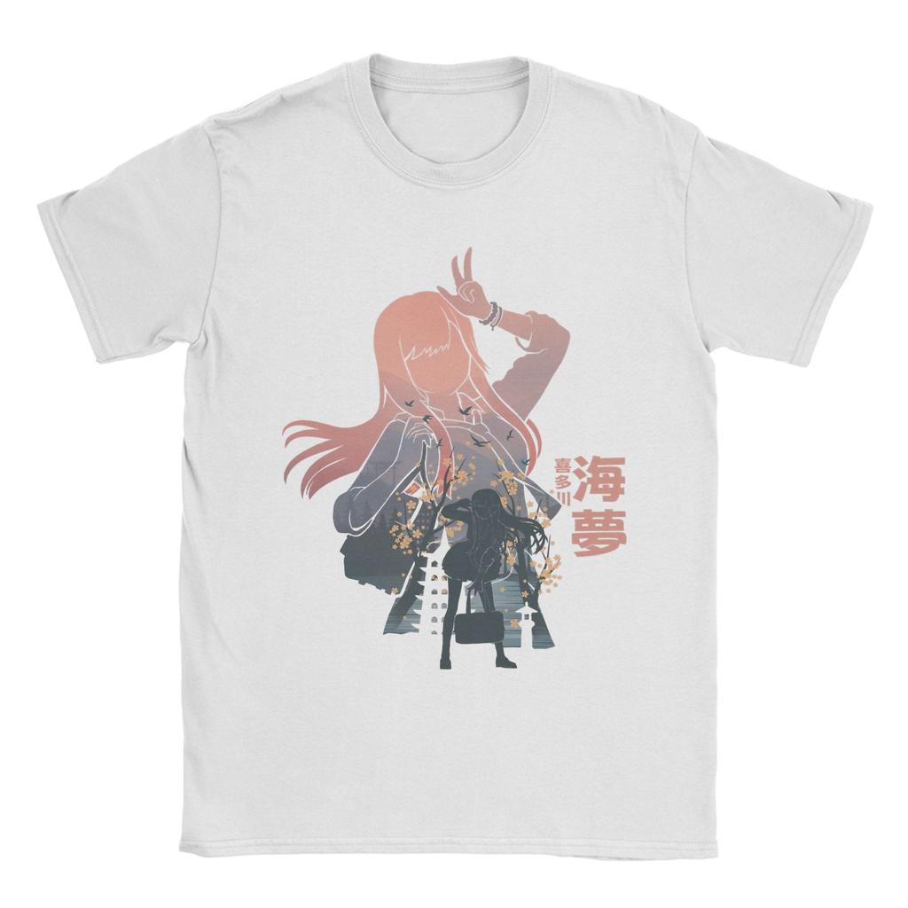 Leisure Marin Kitagawa T-Shirt for Men Round Neck Pure Cotton T Shirt My Dress-Up Darling Anime Short Sleeve Tee Shirt Clothing