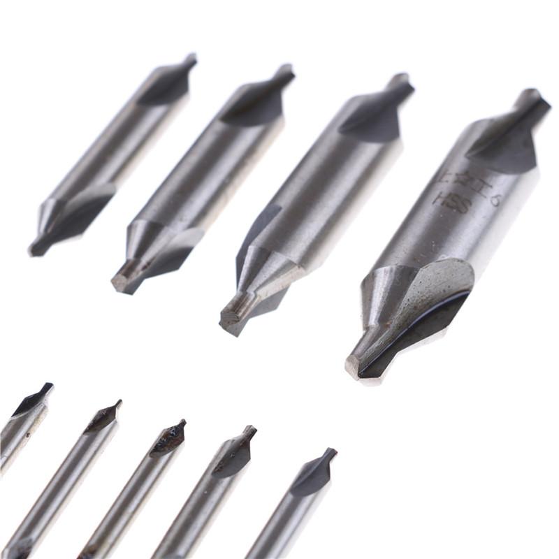 Набор угловых сверл с зенковкой по центру 60 градусов, токарный станок HSS, фрезерный станок