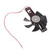 1Pc Black Dc 18V Induction Cooker Cooling Fan Plastic Brushless Fan Cooling Fan
