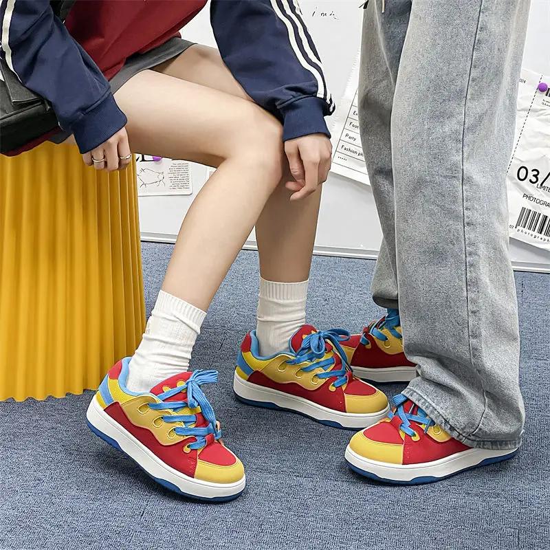 Уличная платформа дизайнерские кроссовки мужские женские модные повседневные мужские трендовые кеды для скейтборда уличные стильные женские кеды для скейтборда