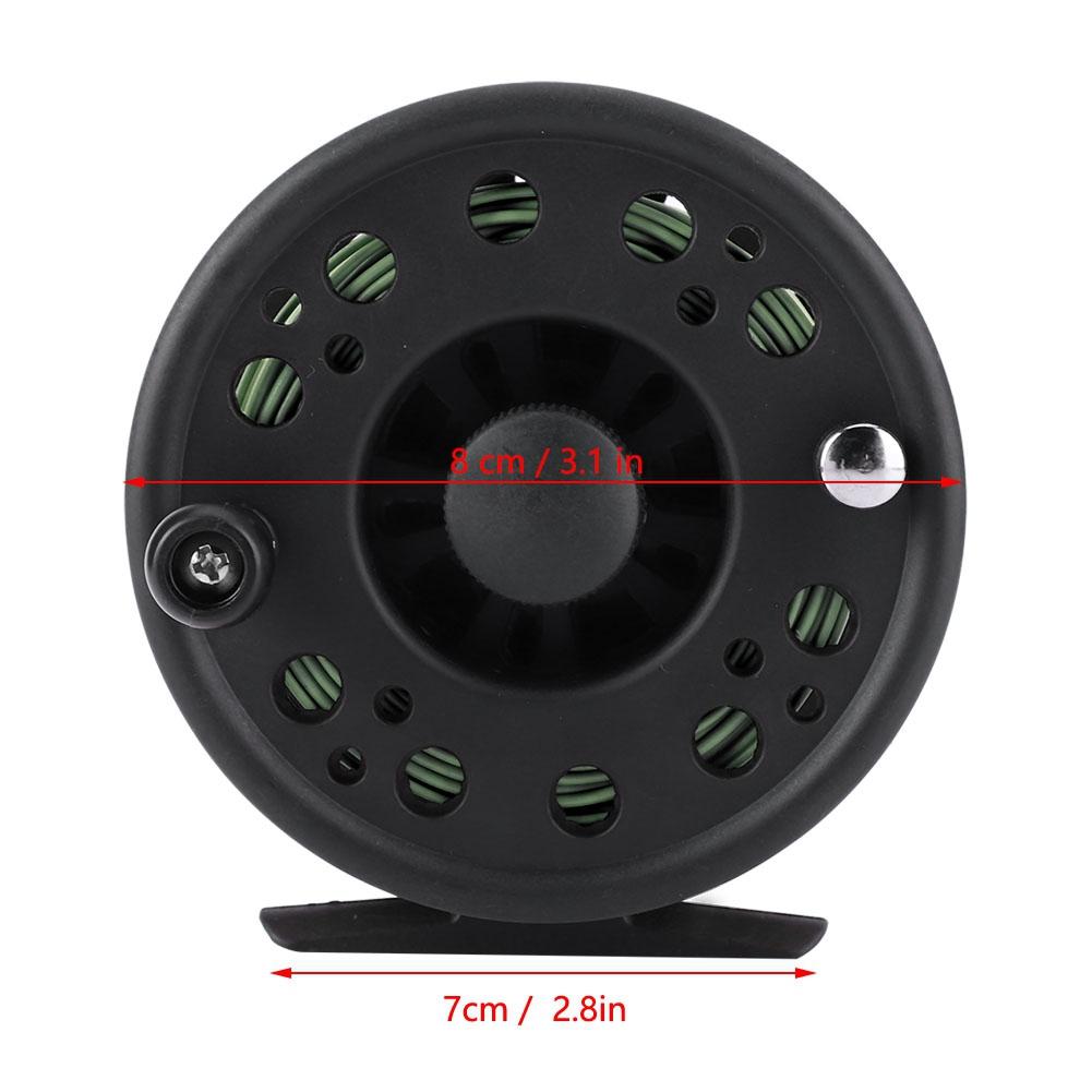 Fly Fishing Reel Wheel with Line Left Right Hand Hand Changed Wheel Accessory Green GLA5 6