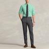 Polo Ralph Lauren SS23 Клетчатая рубашка поло с длинным рукавом Мужские рубашки Зеленые MNPOWOV16822863-999