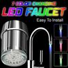 1PCS LED Light Faucet External Faucet External Thread