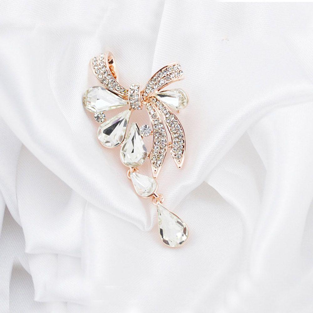 Модные аксессуары Бант Капля воды Одежда Декоративная брошь Булавки Аксессуары для костюмов Корсаж