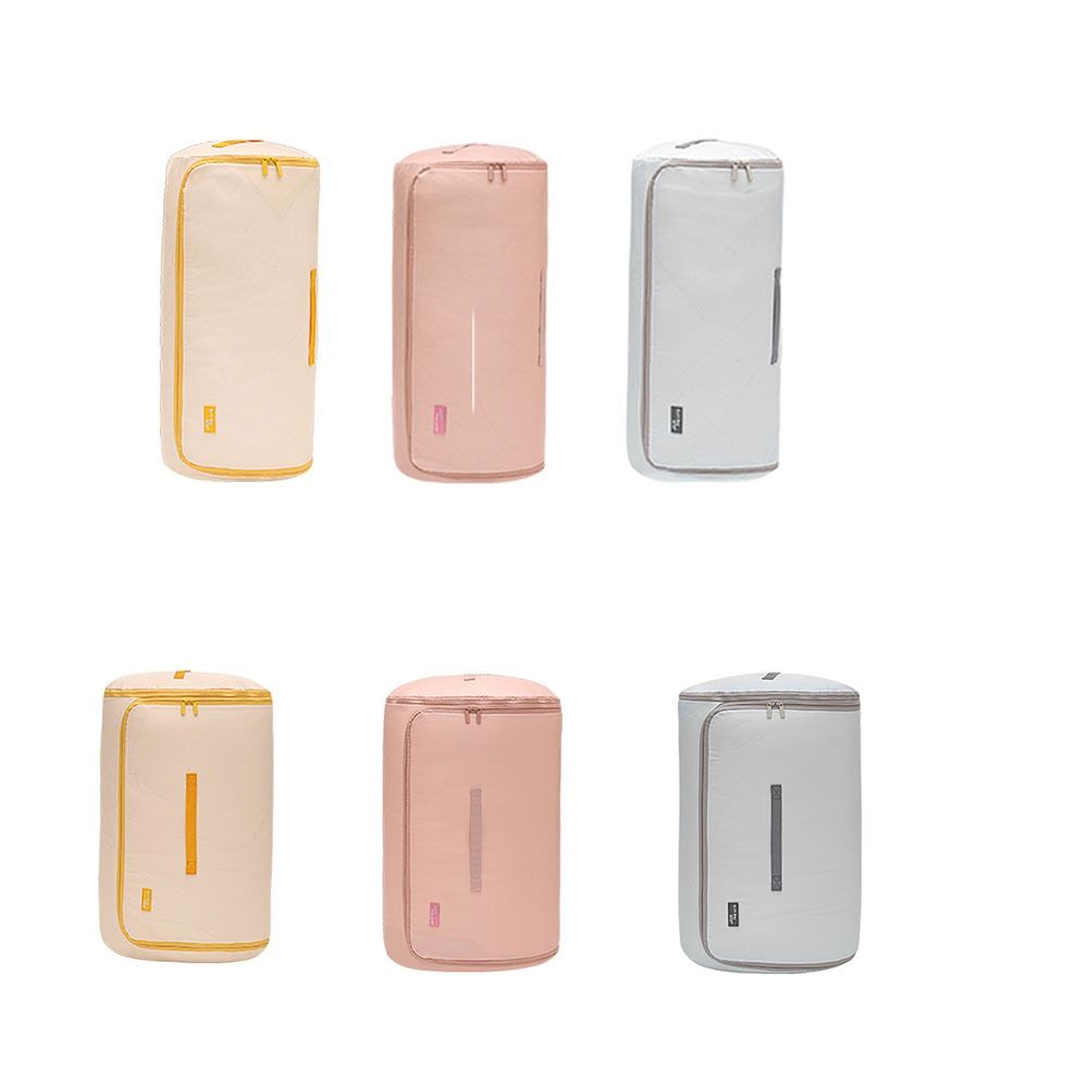 Влагозащитный цилиндрический мешок для хранения одеял Пылезащитный большой цилиндрический мешок для упаковки багажа На молнии Экономия места