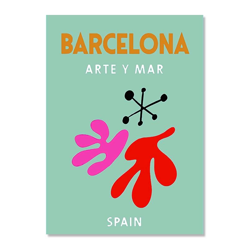 Ибица Миконос Тулум Афины Тоскана Мадрид Настенные картины на холсте Постеры и принты Скандинавская живопись Настенные картины для декора гостиной