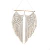 Angel Wing Tapestry, Macrame Wall Hanging Ornaments,Tassel Decoration Fringe Boho Decor