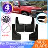 Front Rear Mudguards For Chevrolet Silverado GMC Sierra MK1 1999~2006 Fender Mud Flap Splash Guards Wheel Protector