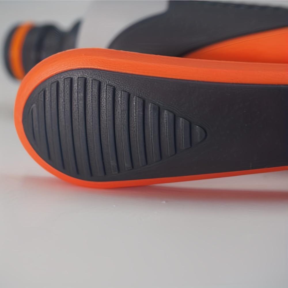 High-Pressure Garden Spray Gun for Outdoor Watering - Adjustable Nozzle, Lightweight Plastic Design, Thread Standard, Orange & Black Handles