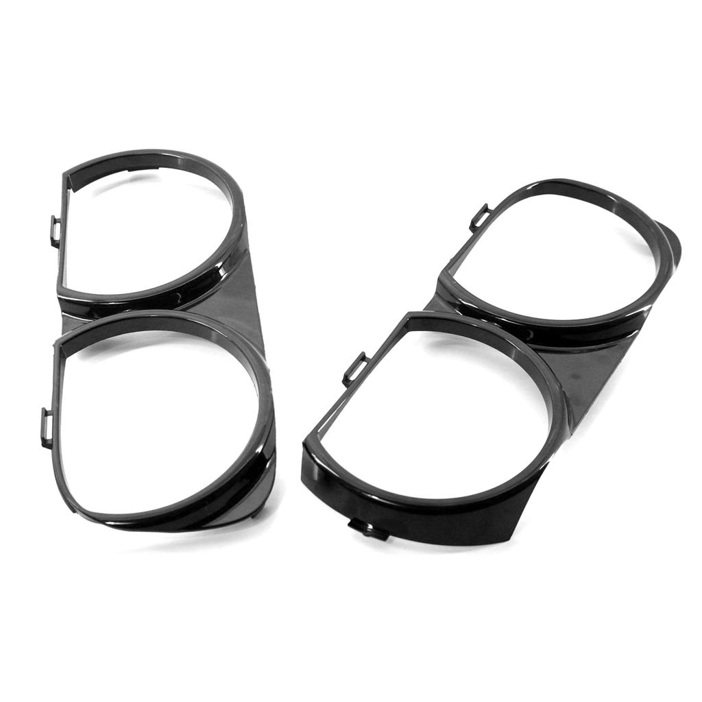 2pcs Front Lamp Headlight Bezel Trim Replacement for Dodge Challenger 2015-2021 Left & Right