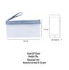 Frosted Translucent Zipper Pencil Case - Large Capacity, Ideal for Exams, Girls' Stationery Bag
