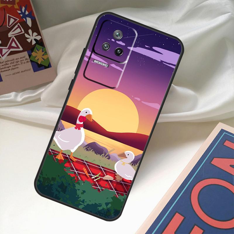 Мультяшный смешной гусь Чехол для Xiaomi 14 13 Ultra 12 Lite 11T 12T 13T Pro POCO M6 X3 X5 X6 Pro F3 F5 M5s Обложка