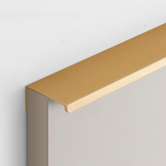 Ручка для шкафа, фурнитура для кухонного шкафа, прочная конструкция, устойчивая к ржавчине, простая установка, тяга для крепления края шкафа с винтами