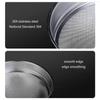 Stainless steel sieve with 4/10/20/60 mesh options
