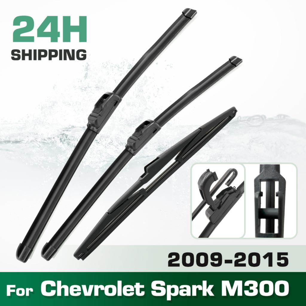 Для Chevrolet Spark M300 2009-2015 2010 2011 Дворник Передние и Задние Щетки Стеклоочистителя Лобовое Стекло Заднее Стекло Щетки 21"+16"+12"