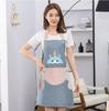 Women's Waterproof & Oilproof Korean-Style Cooking Apron - Fashionable, Wipeable Smock for Kitchens